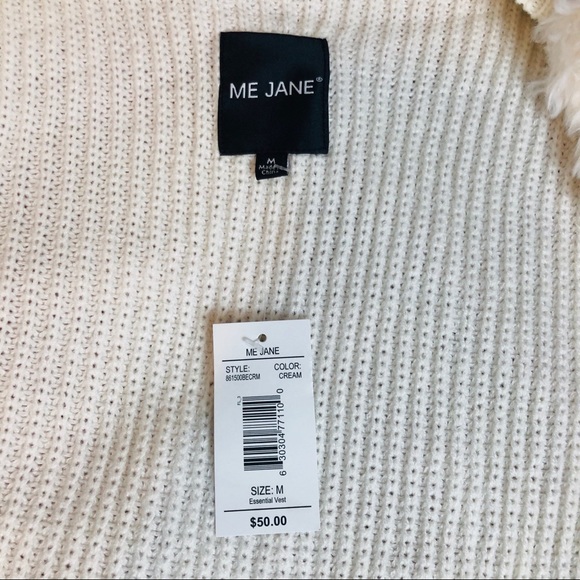 Faux-fur Sweater Vest - Picture 4 of 7